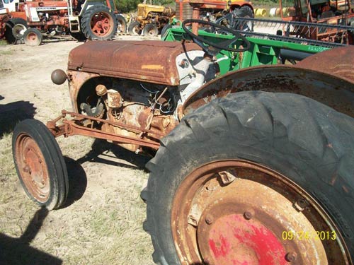 Serial no. location on 1952 ford 9n tractor #5